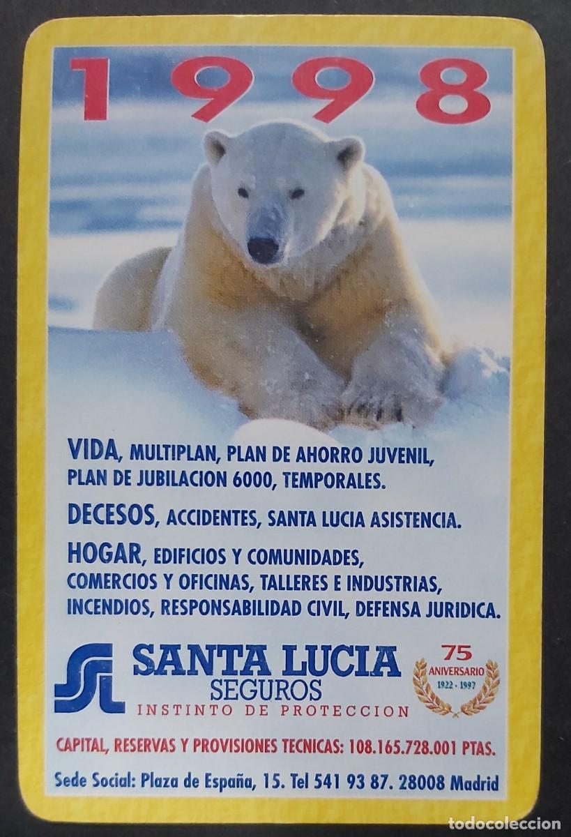 Collezionismo Calendari: Calendario Fournier - SANTA LUCIA - A&Ntilde;O - 1998 - NUEVO - El de la imagen