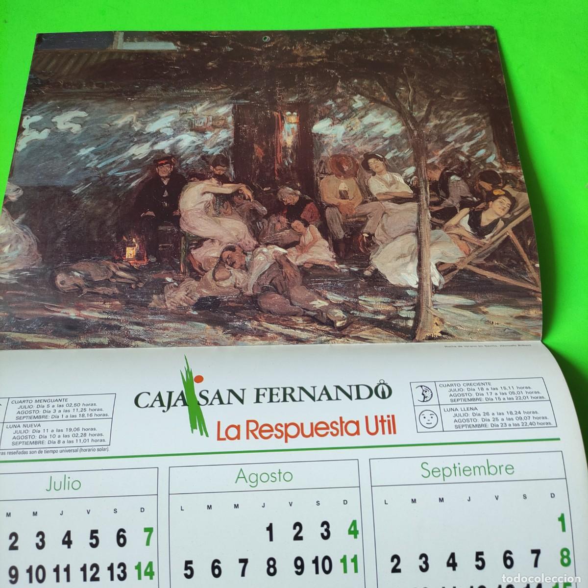 Coleccionismo calendarios: CALENDARIO PARED . DE ARTE . PINTORES ANDALUCES CAJA SAN FERNANDO 1991 ** JUANI