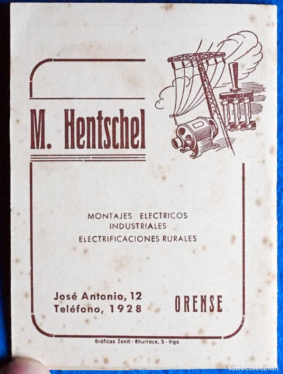 Coleccionismo calendarios: AGENDA DE ORENSE. A&Ntilde;O 1958 - Foto 6