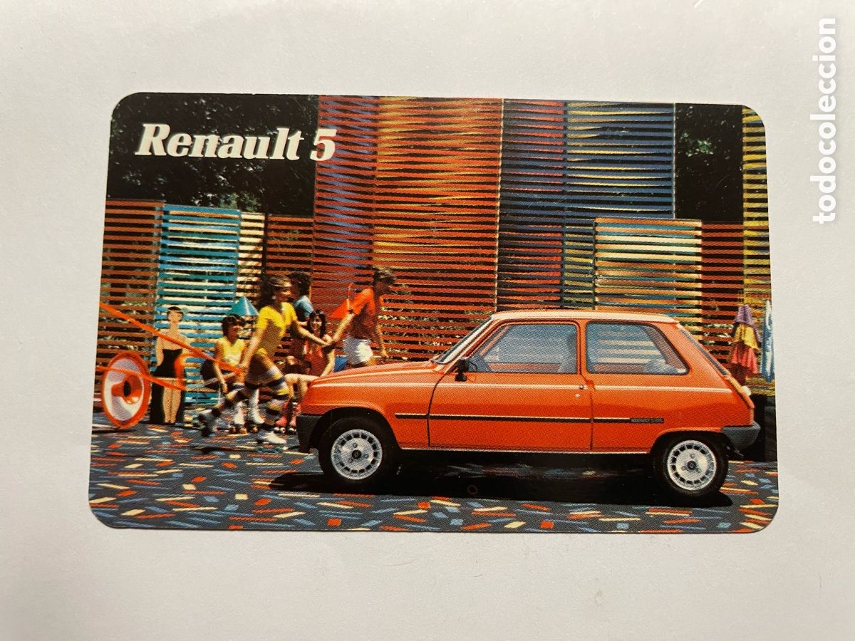 Coleccionismo Calendarios: Calendario Fournier 1983, Renault 5