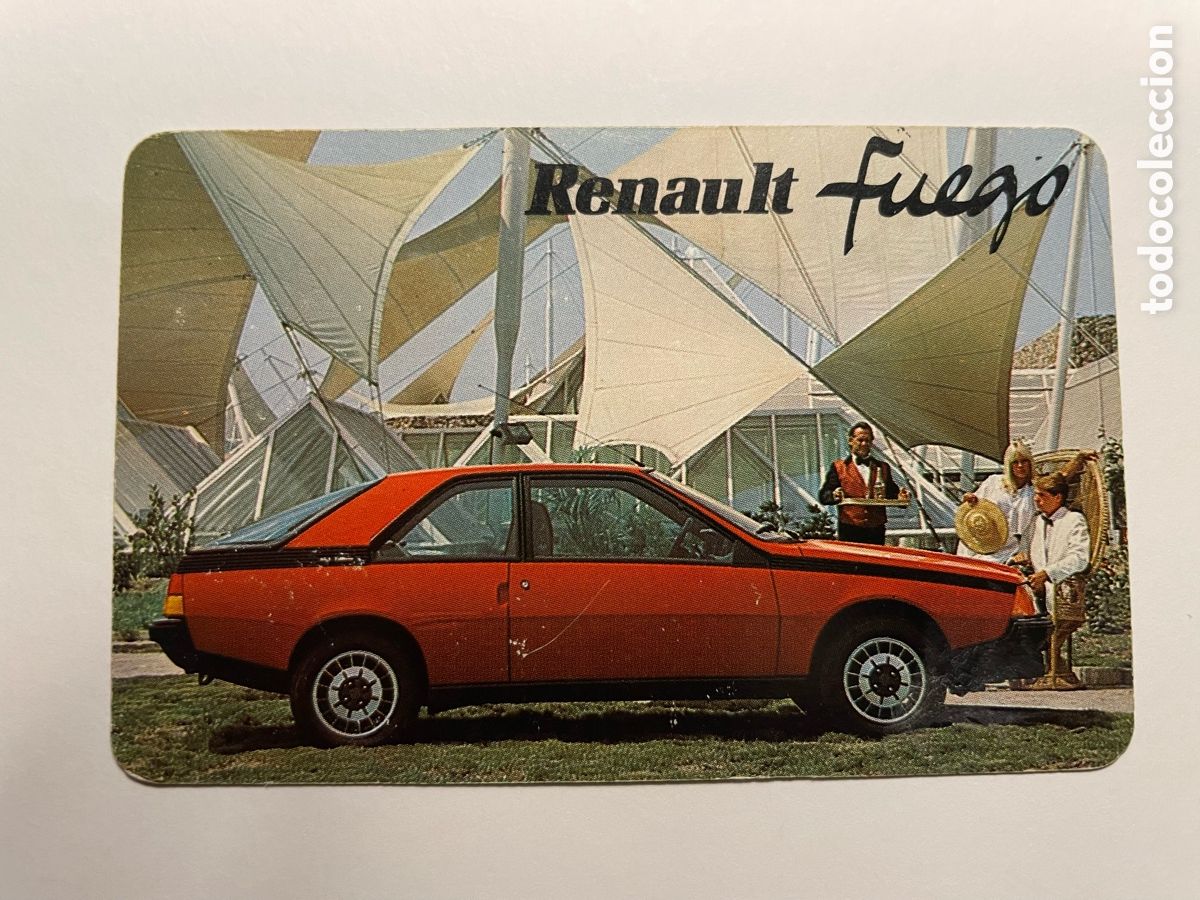Coleccionismo Calendarios: Calendario Fournier 1985, Renault Fuego
