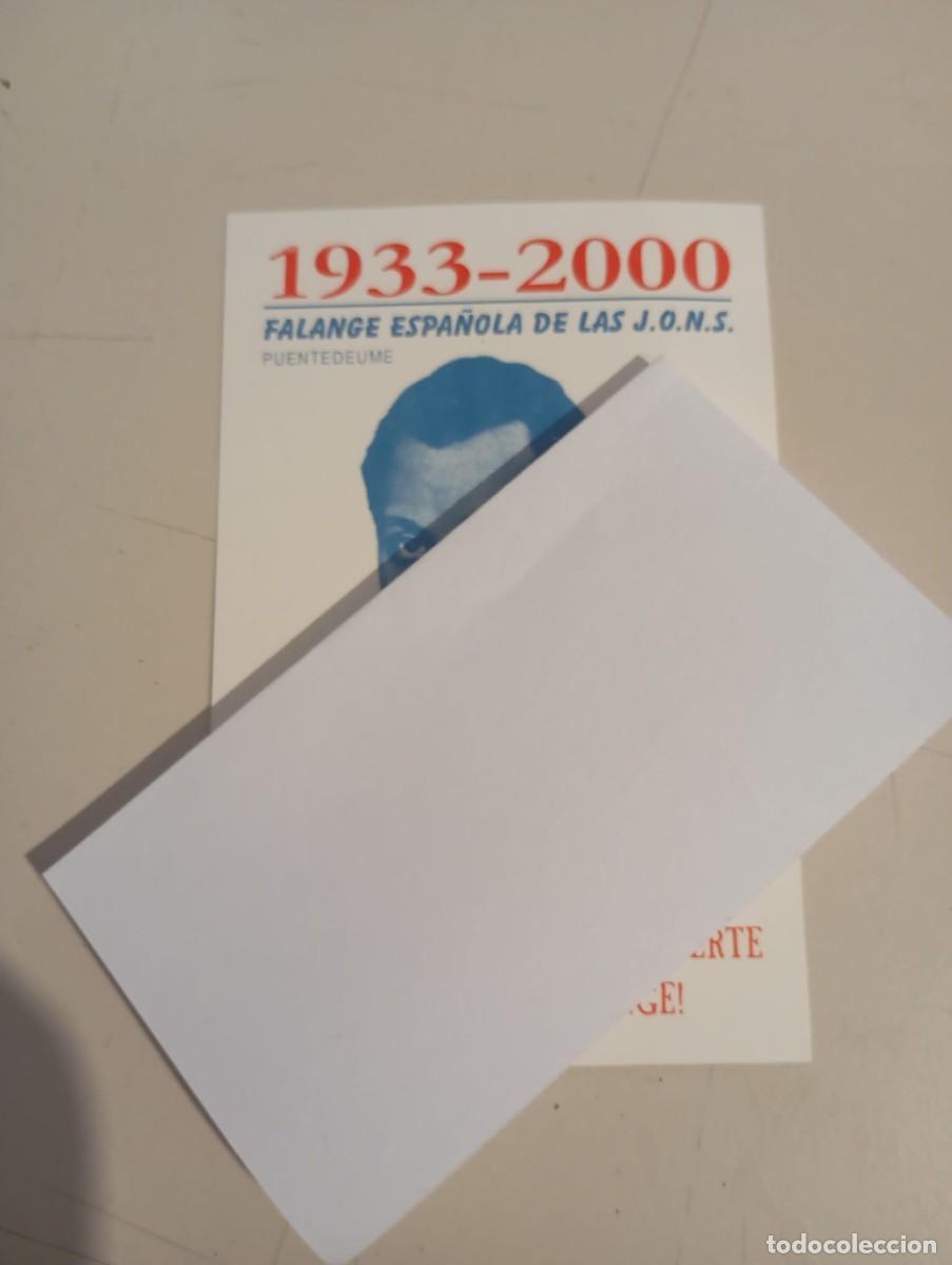 Coleccionismo calendarios: CALENDARIO FALANGE ESPA&Ntilde;OLA PUENTEDEUME A&Ntilde;O 2000 REF. GAR 300