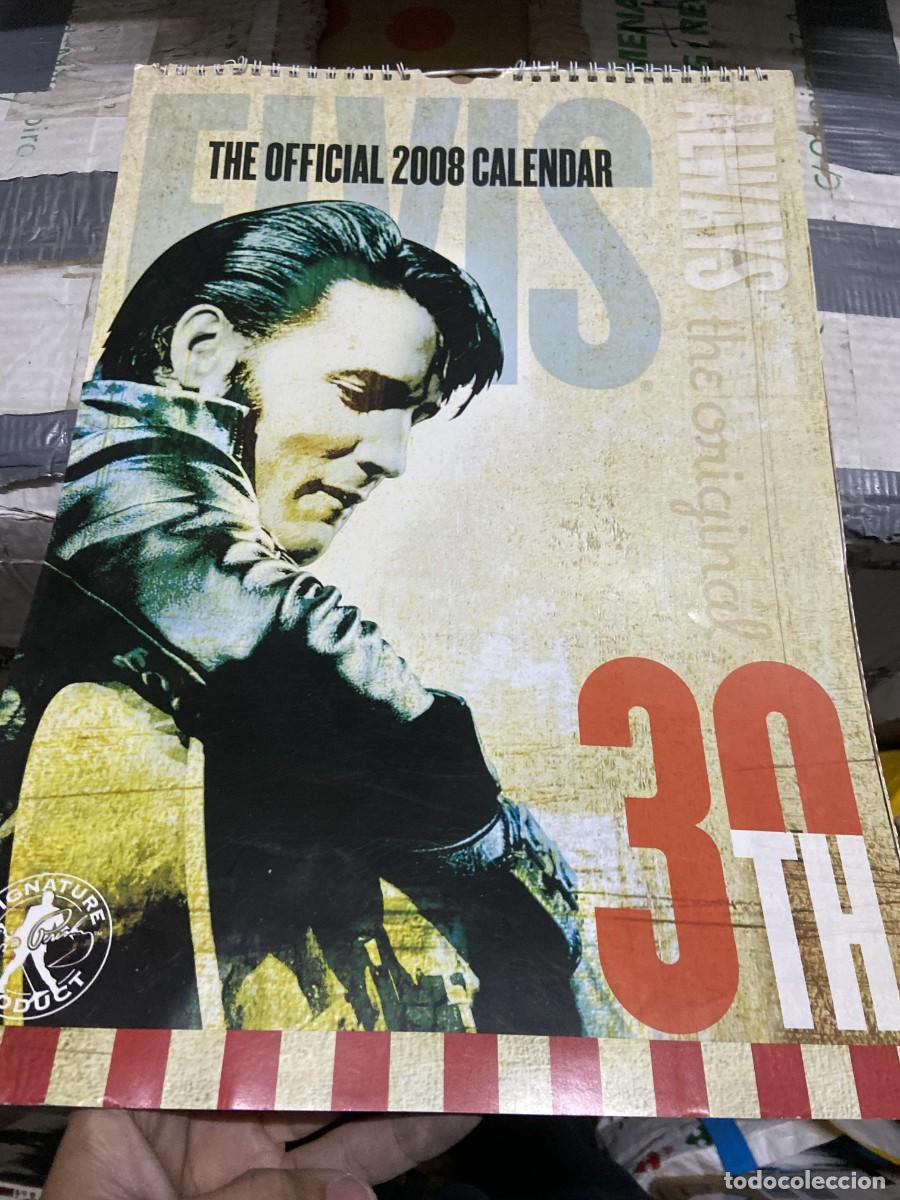 Coleccionismo Calendarios: CALENDARIO CANTANTE ELVIS PRESLEY THE OFFICIAL A&Ntilde;O 2008 CALENDAR