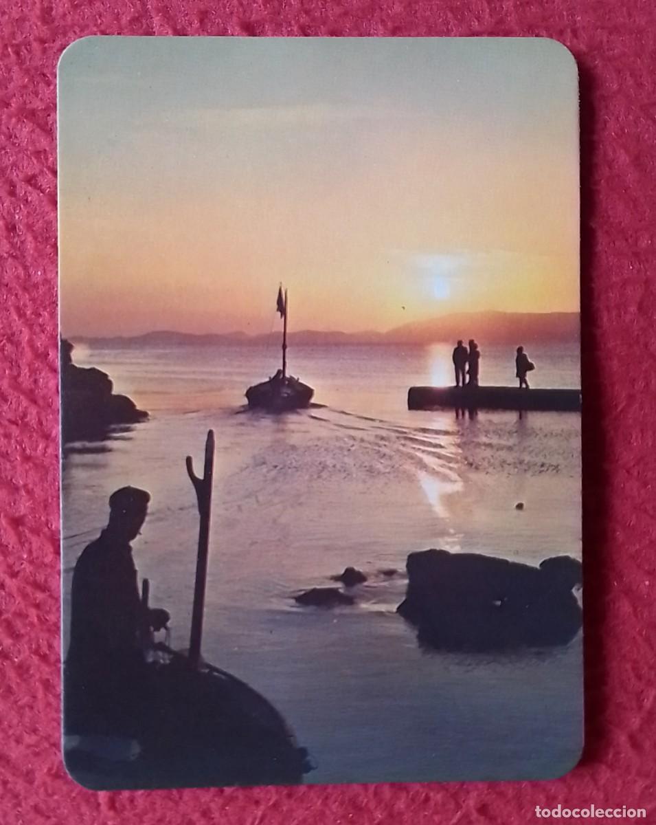 Coleccionismo Calendarios: ANTIGUO CALENDARIO DE BOLSILLO 1983 ACADEMIA CAROLY CORTE CONFECCI&Oacute;N BORDADO DE ZAMORA..ATARDECER...