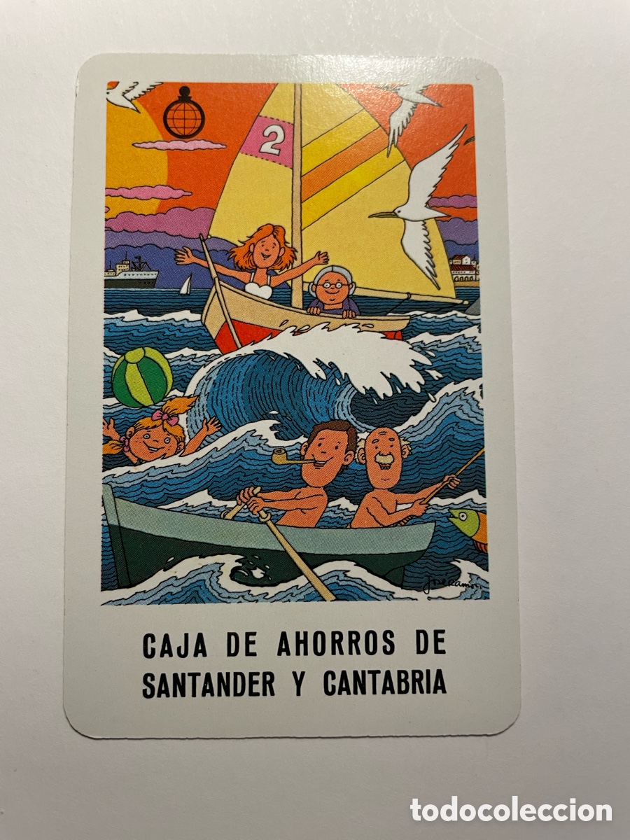 Coleccionismo Calendarios: Calendario Fournier 1986, Caja Ahorros de Santander