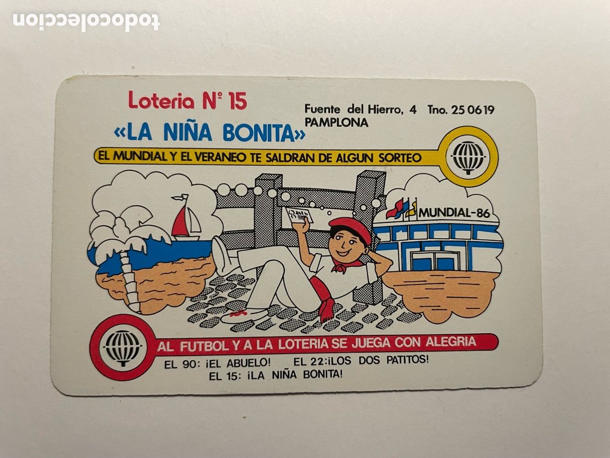 Coleccionismo Calendarios: Calendario Fournier 1986, La Ni&ntilde;a Bonita