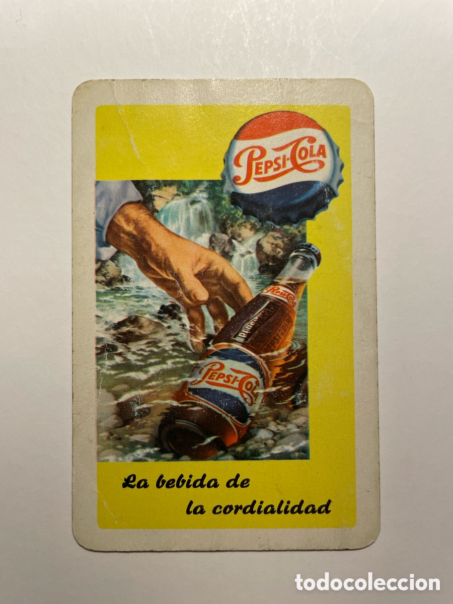 Coleccionismo calendarios: Calendario Fournier 1961, Pepsi Cola