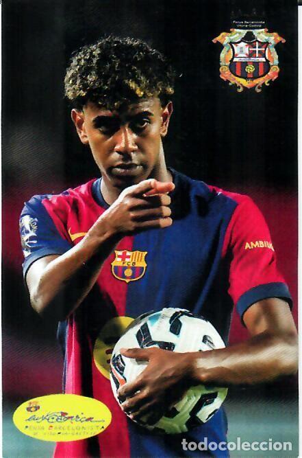 Coleccionismo Calendarios: CALENDARIO DE PUBLICIDAD F&Uacute;TBOL - 2025 - PE&Ntilde;A BARCELONISTA DE VITORIA GASTEIZ - LAMINE YAMAL