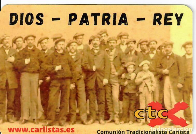 Coleccionismo calendarios: CALENDARIO DE PUBLICIDAD POL&Iacute;TICO - 2025 - CTC - COMUNI&Oacute;N TRADICIONALISTA CARLISTA
