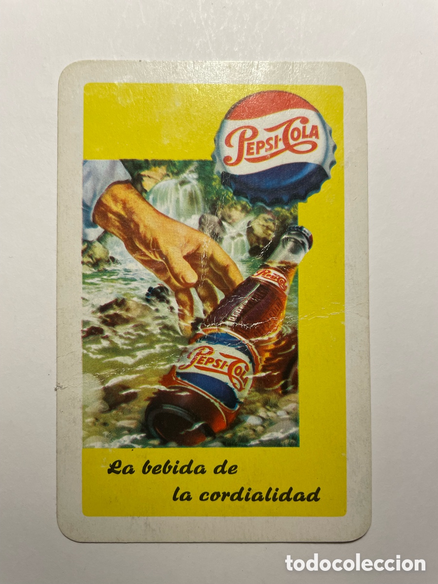 Coleccionismo calendarios: Calendario Fournier 1964, Pepsi Cola