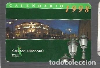 Coleccionismo Calendarios: CALENDARIO DE PUBLICIDAD DE CAJA SAN FERNANDO LA CAJA DEL A&Ntilde;O 1998