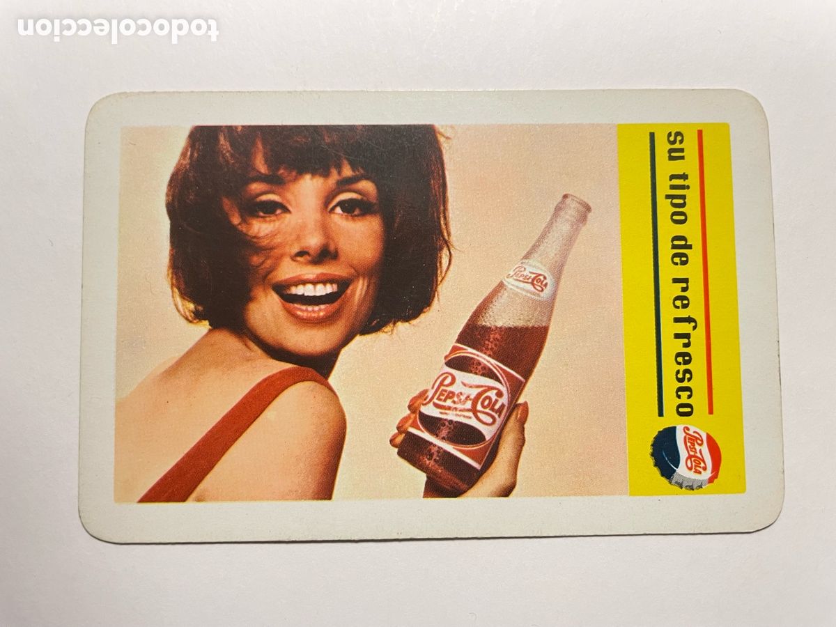 Coleccionismo calendarios: Calendario Fournier 1965, Pepsi Cola
