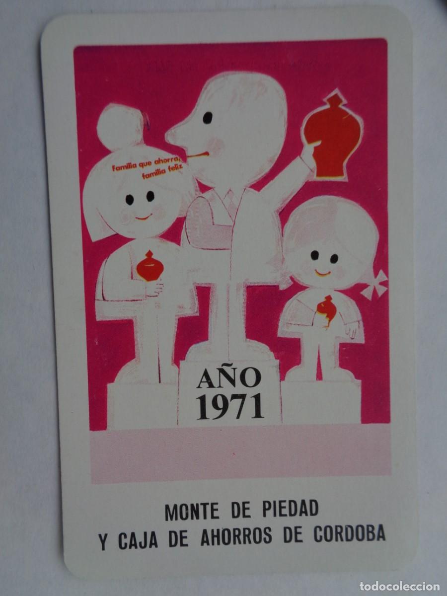 Coleccionismo Calendarios: CALENDARIO DE BOLSILLO FOURNIER DE 1971 : MONTE DE PIEDAD Y CAJA DE AHORROS DE CORDOBA