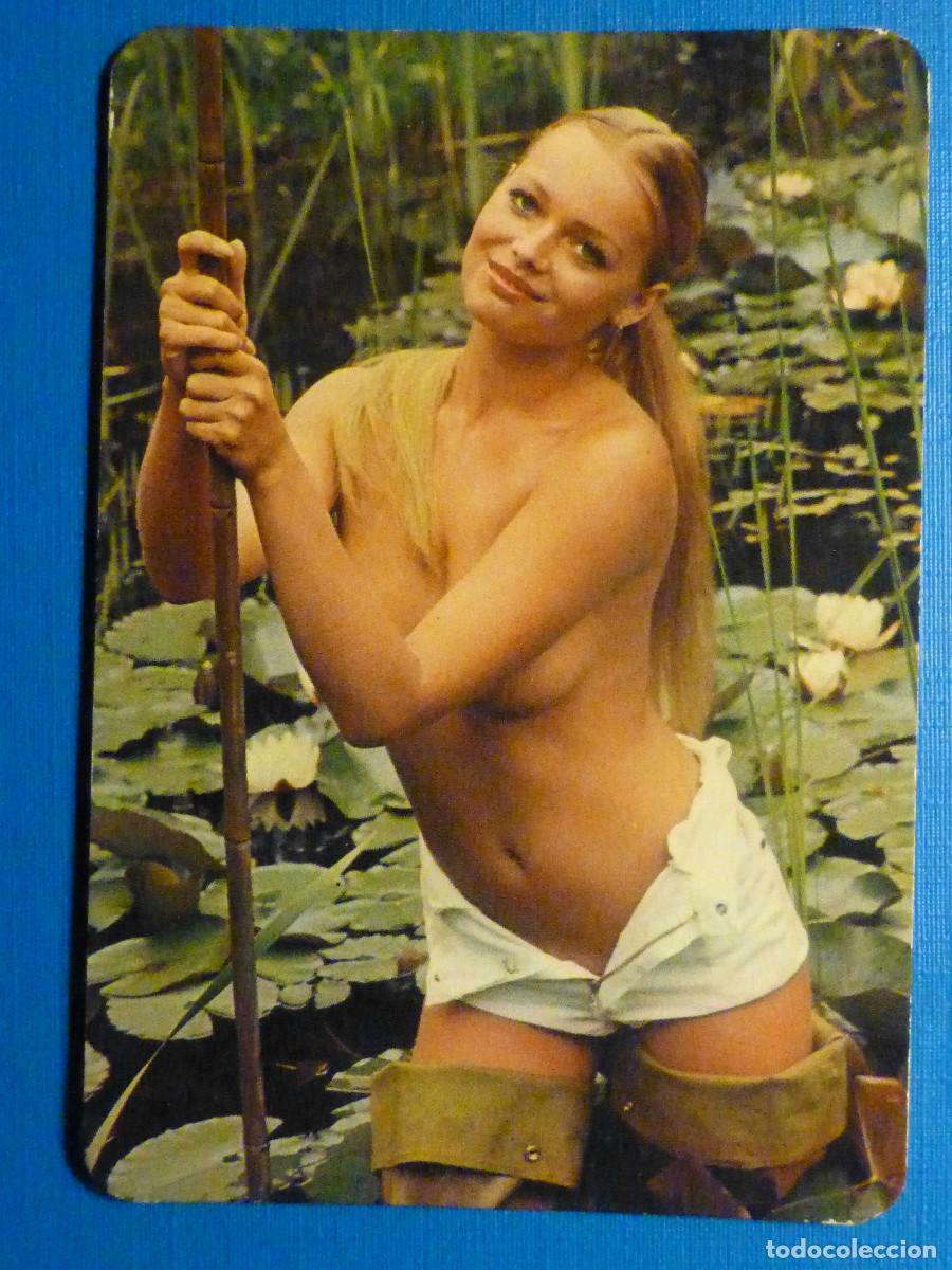 Coleccionismo Calendarios: Calendario er&oacute;tico Se&ntilde;oritas - Desnudo Chicas - GA BO-508-1 - A&ntilde;o 1975 - Con publicidad