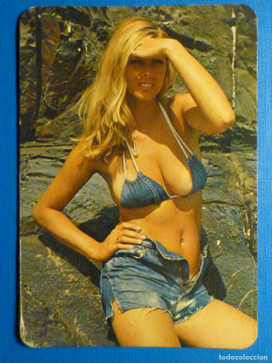 Coleccionismo Calendarios: Calendario er&oacute;tico Se&ntilde;oritas - Desnudo Chicas - GA BO-508 - A&ntilde;o 1975 - Con publicidad