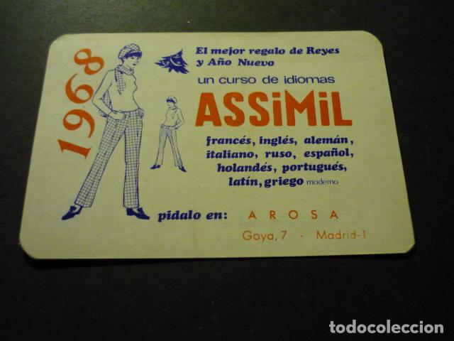Coleccionismo calendarios: CALENDARIO DE BOLSILLO IDIOMAS ASSIMIL 1968 - Foto 1