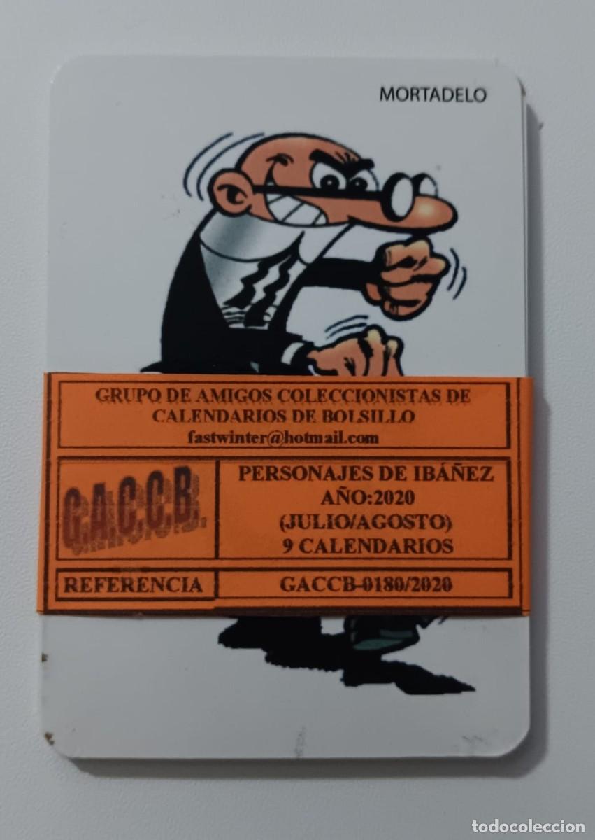 Coleccionismo calendarios: 9 calendarios almanaque de bolsillo mortadelo y filemon bruguera iba&ntilde;ez colececion completa