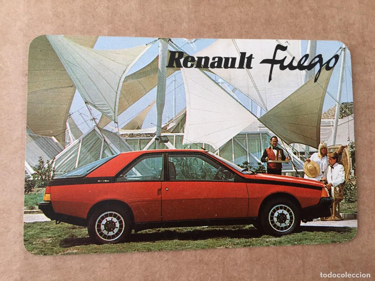 Coleccionismo Calendarios: CALENDARIO FOURNIER-RENAULT FUEGO-DEL 1985