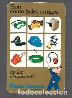 Coleccionismo Calendarios: CALENDARIO DE PUBLICIDAD DE MUTUA GENERAL DE SEGUROS DEL A&Ntilde;O 1975