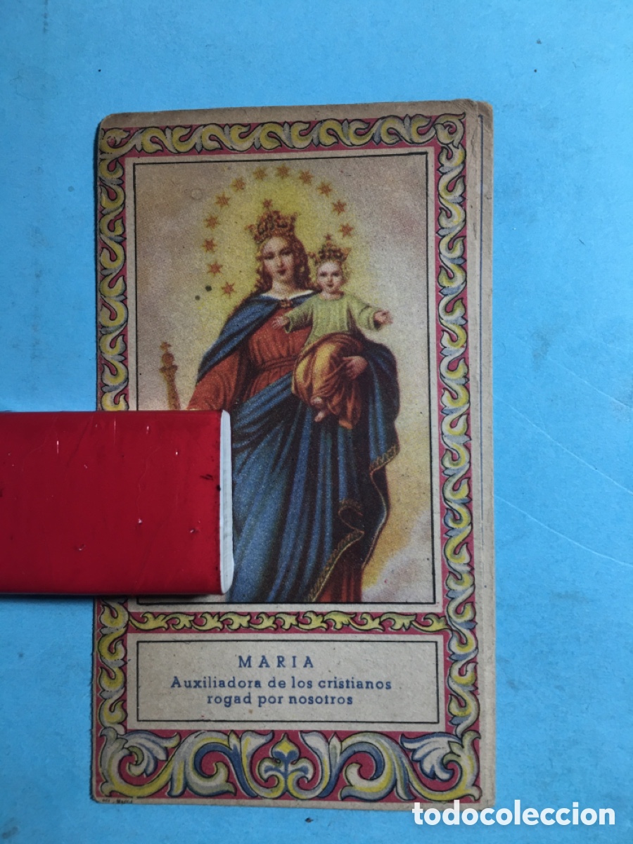 Coleccionismo calendarios: 1950 MADRID SOCIEDAD EDITORA IB&Eacute;RICA CALENDARIO SANTORAL NOVENA MAR&Iacute;A AUXILIADORA Y SAN JUAN BOSCO