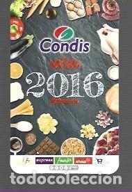 Coleccionismo Calendarios: CALENDARIO DE BOLSILLO. MERCADOS CONDIS DEL A&Ntilde;O 2016