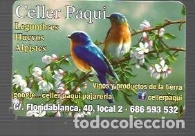 Coleccionismo Calendarios: CALENDARIO DE BOLSILLO. CELLER PAQUI DROGUERIA. DEL A&Ntilde;O 2017