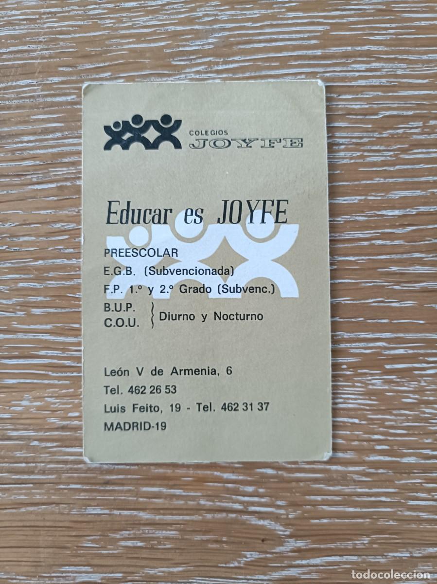 Coleccionismo calendarios: VCK 4318 - CALENDARIO BOLSILLO - A&Ntilde;O 1983 - COLEGIOS JOYFE - LUIS FEITO LEON V DE ARMENIA
