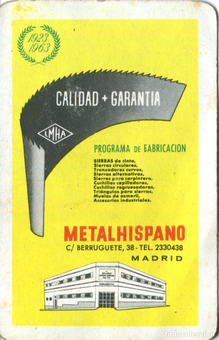 Sammeln von Kalendern: CALENDARIO FOURNIER A&Ntilde;O 1963 METALHISPANO 1923-1963