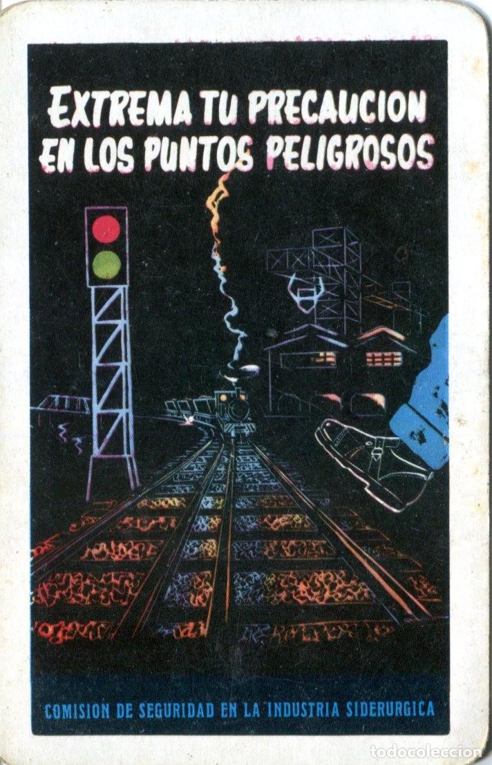 Sammeln von Kalendern: Calendario Fournier Comisi&oacute;n de seguridad en la industria sider&uacute;rgica 1964