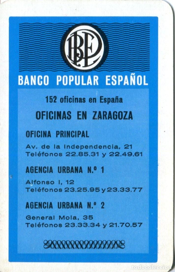 Collectables Calendars: CALENDARIO FOURNIER BANCO POPULAR ESPA&Ntilde;OL OFICINAS EN ZARAGOZA A&Ntilde;O 1967 VER FOTOS