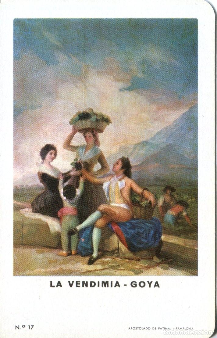 Collectionnisme Calendriers: CALENDARIO FOURNIER, PUBLICIDAD LA VENDIMIA GOYA PINTURA , 1967