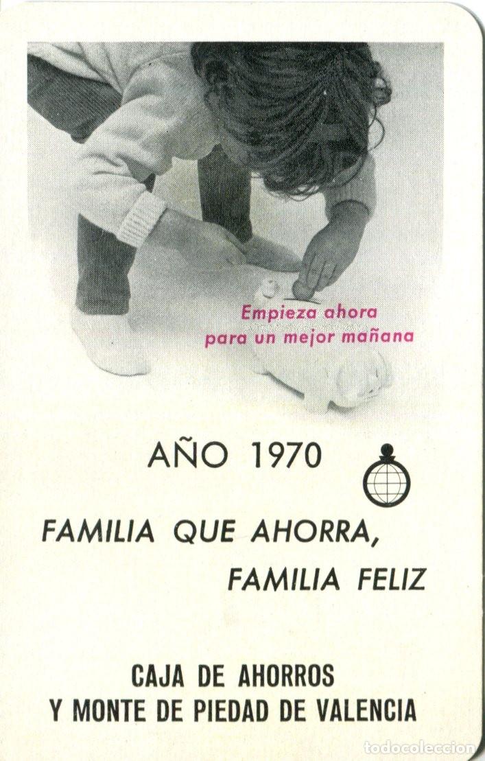 Collezionismo Calendari: CALENDARIO FOURNIER. CAJA DE AHORROS Y MONTE DE PIEDAD DE VALENCIA. A&Ntilde;O 1970