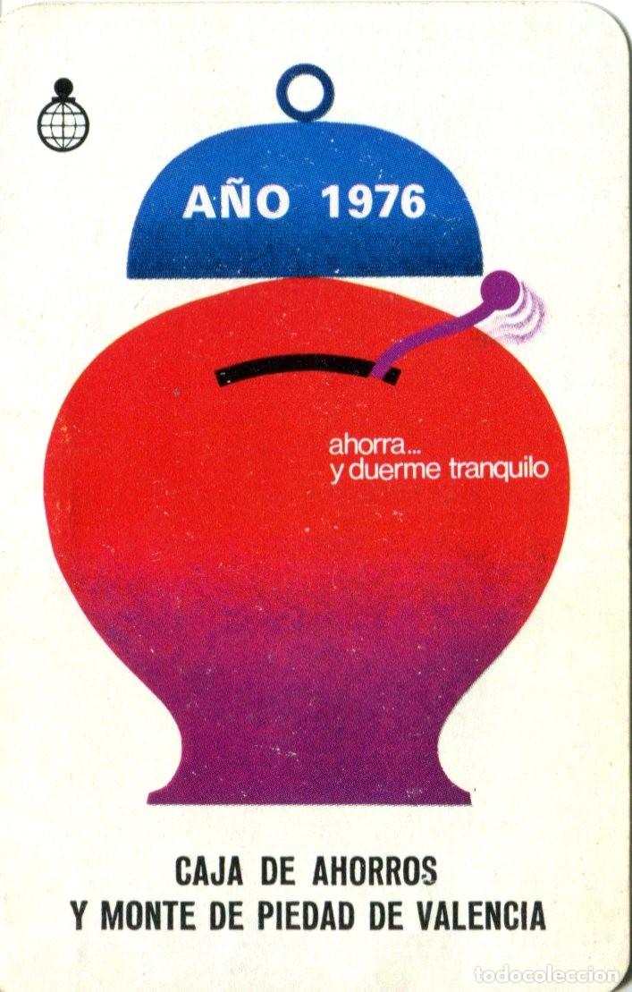 Collectionnisme Calendriers: CALENDARIO FOURNIER. CAJA DE AHORROS Y MONTE DE PIEDAD DE VALENCIA. A&Ntilde;O 1976