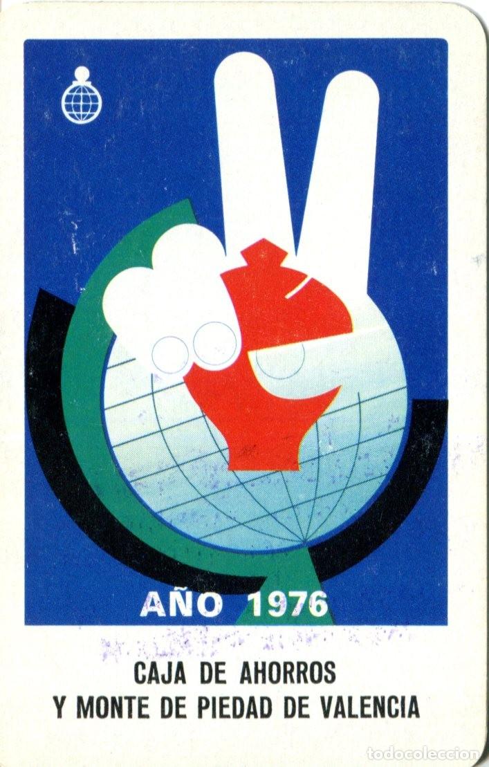 Collectionnisme Calendriers: CALENDARIO FOURNIER. CAJA DE AHORROS Y MONTE DE PIEDAD DE VALENCIA. A&Ntilde;O 1976