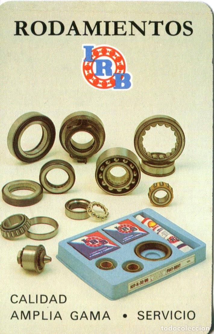 Coleccionismo calendarios: CALENDARIO FOURNIER. RODAMIENTOS IRB. A&Ntilde;O 1986. PERFECTO ESTADO.