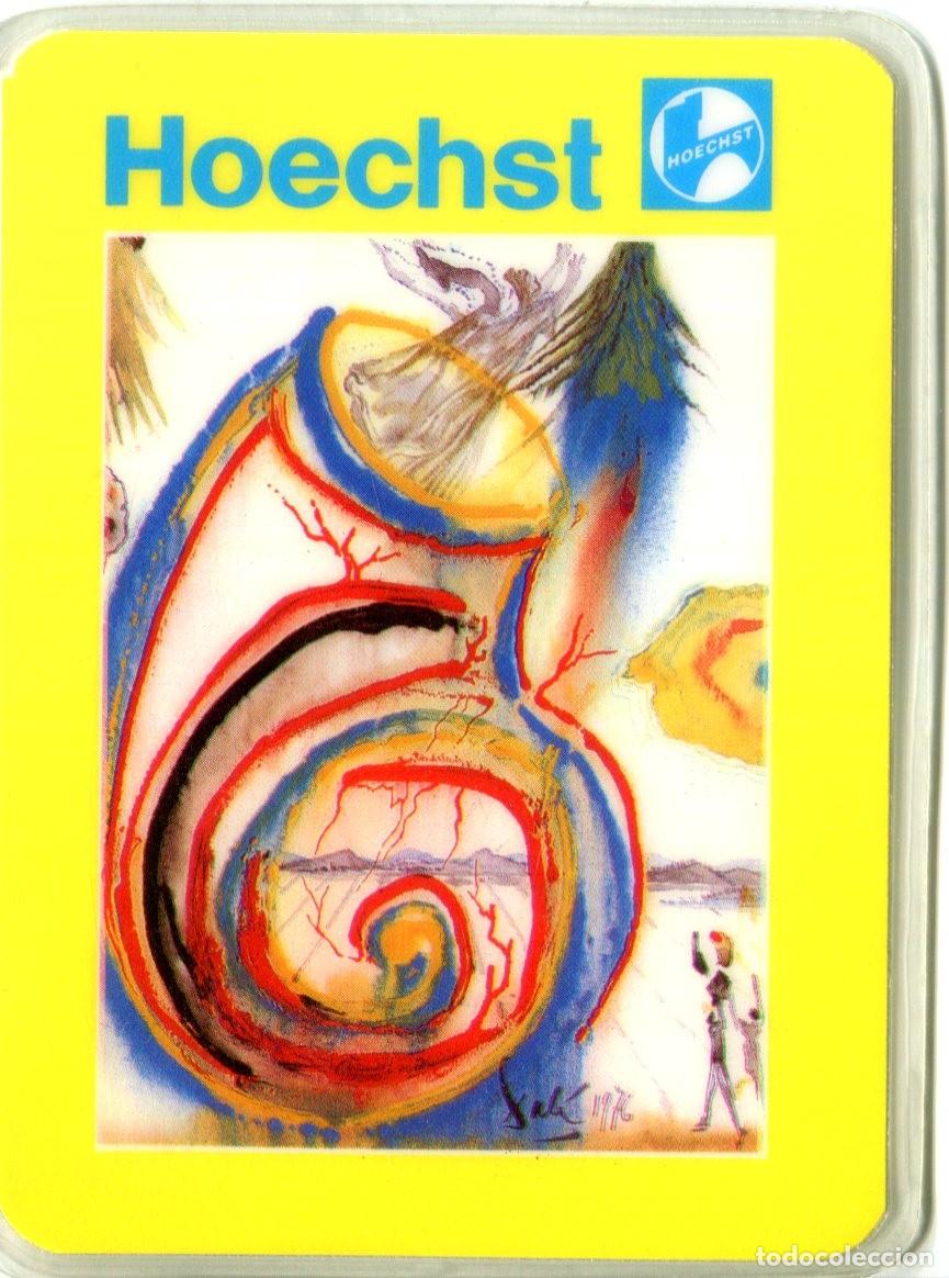 Coleccionismo calendarios: CALENDARIO PUBLICITARIO HOECHST. PINTURA SALVADOR DALI A&Ntilde;O 1986. VER FOTOS. PLASTIFICADO