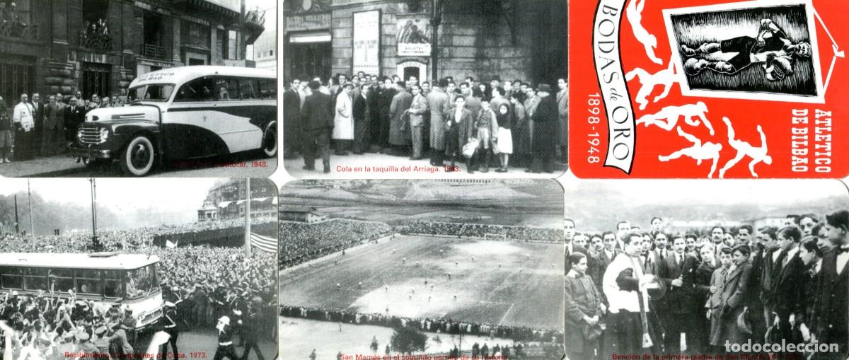 Coleccionismo Calendarios: 6 calendarios de filatelia unamuno de 1999 - FUTBOL ATLETICO DE BILBAO