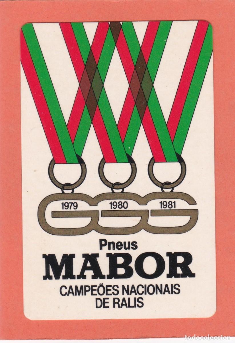 Coleccionismo calendarios: CALENDARIO PORTUGAL 1982 - MABOR GENERAL. NEUMATICOS