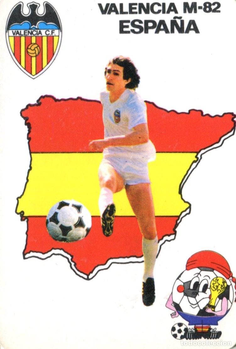 Coleccionismo calendarios: CALENDARIOS BOLSILLO FUTBOL 1982 (MUNDIAL 82 - VALENCIA C.F. - SERIE IG) BIEN