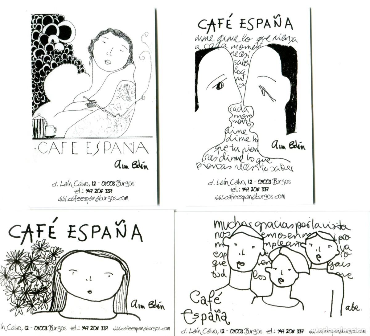 Coleccionismo calendarios: 4 CALENDARIOS CAFE ESPA&Ntilde;A A&Ntilde;O 2013 VER FOTOS