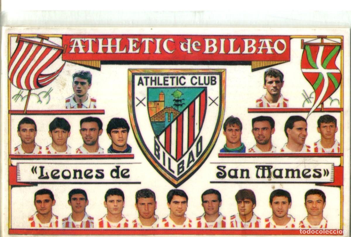 Coleccionismo calendarios: CALENDARIO DE FUTBOL PLASTIFICADO A&Ntilde;O 1995 - ATHLETIC CLUB DE BILBAO
