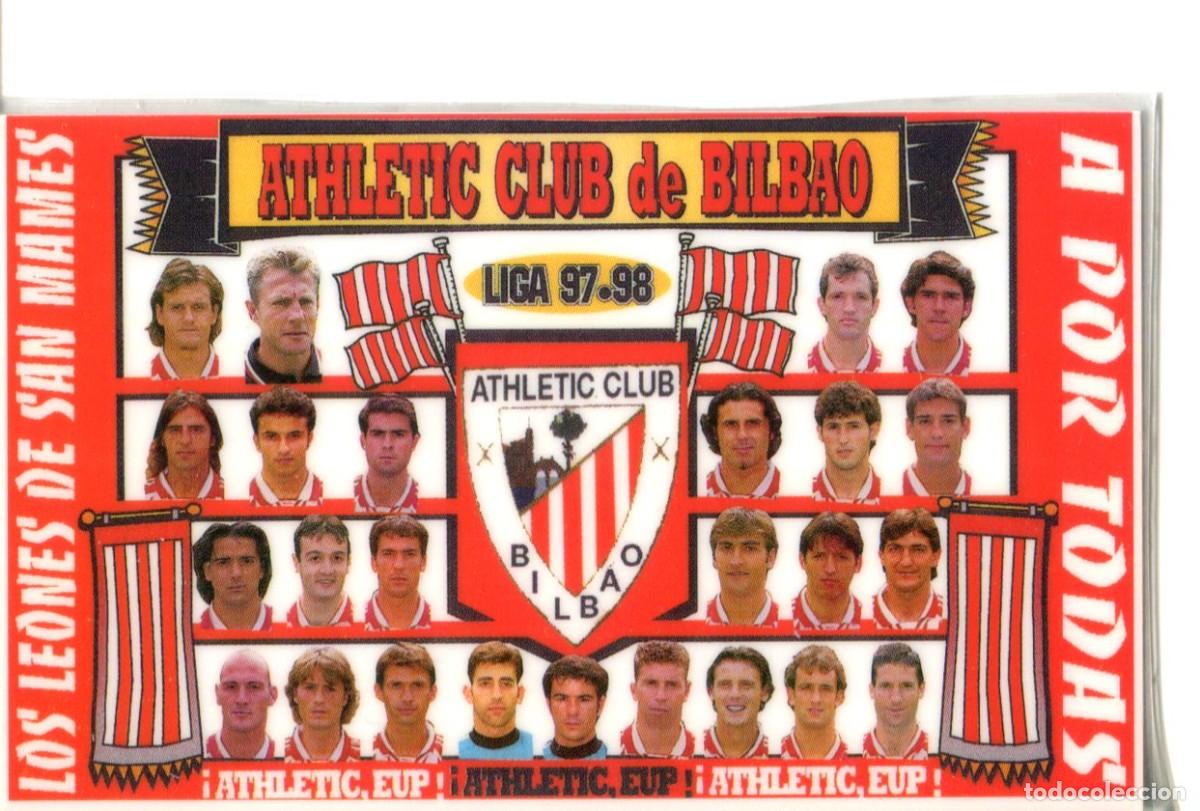 Coleccionismo calendarios: CALENDARIO DE FUTBOL A&Ntilde;O 1998 - ATHLETIC CLUB DE BILBAO
