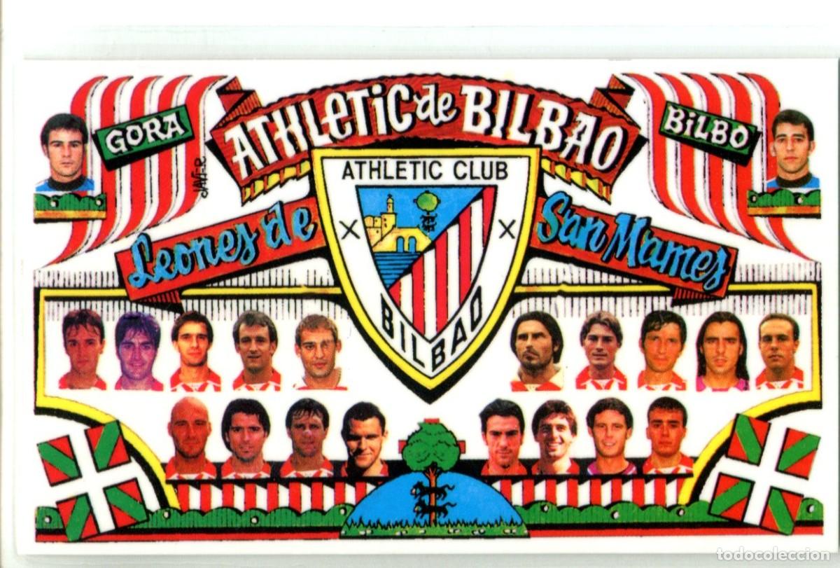 Coleccionismo calendarios: CALENDARIO DE FUTBOL PLASTIFICADO A&Ntilde;O 2000 - ATHLETIC CLUB DE BILBAO