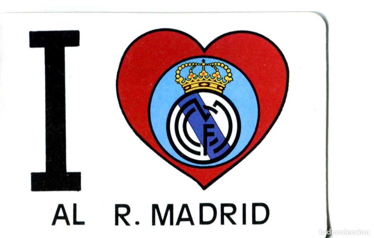 Coleccionismo calendarios: CALENDARIO DE FUTBOL. YO QUIERO AL REAL MADRID. A&Ntilde;O 1984 DEPORTES VER FOTOS