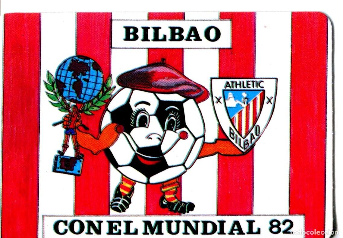 Coleccionismo calendarios: Calendario Bolsillo - F&Uacute;TBOL - ATHLETIC BILBAO - SERIE MP n&ordm; 80 - MUNDIAL 82 - A&ntilde;o 1982
