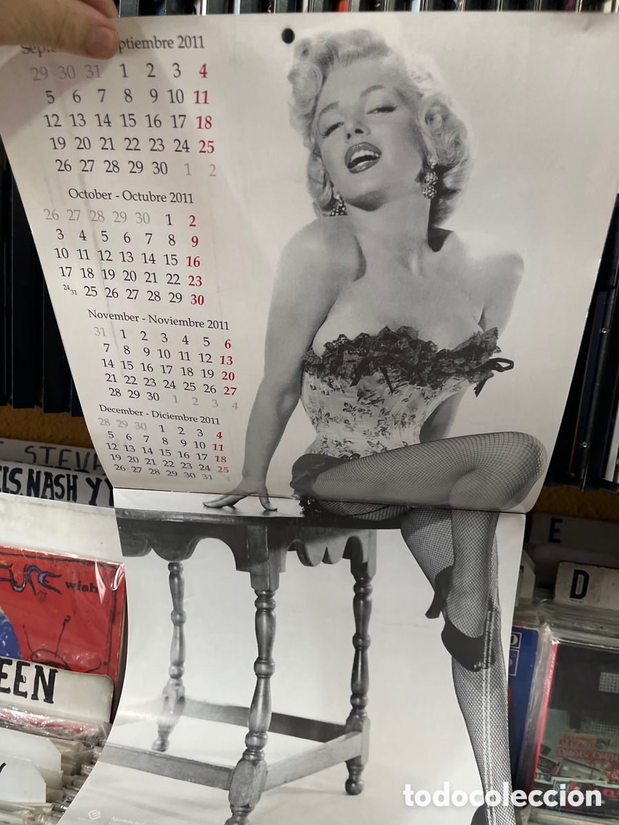 Coleccionismo calendarios: calendario marilyn monroe 2012 - Foto 2