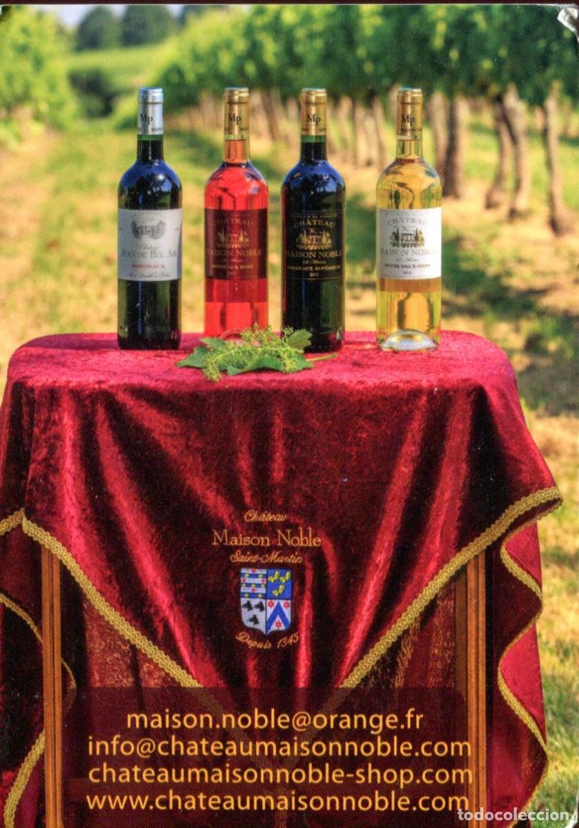 Coleccionismo calendarios: CALENDARIO DE VINOS A&Ntilde;O 2015 MAISON NOBLE
