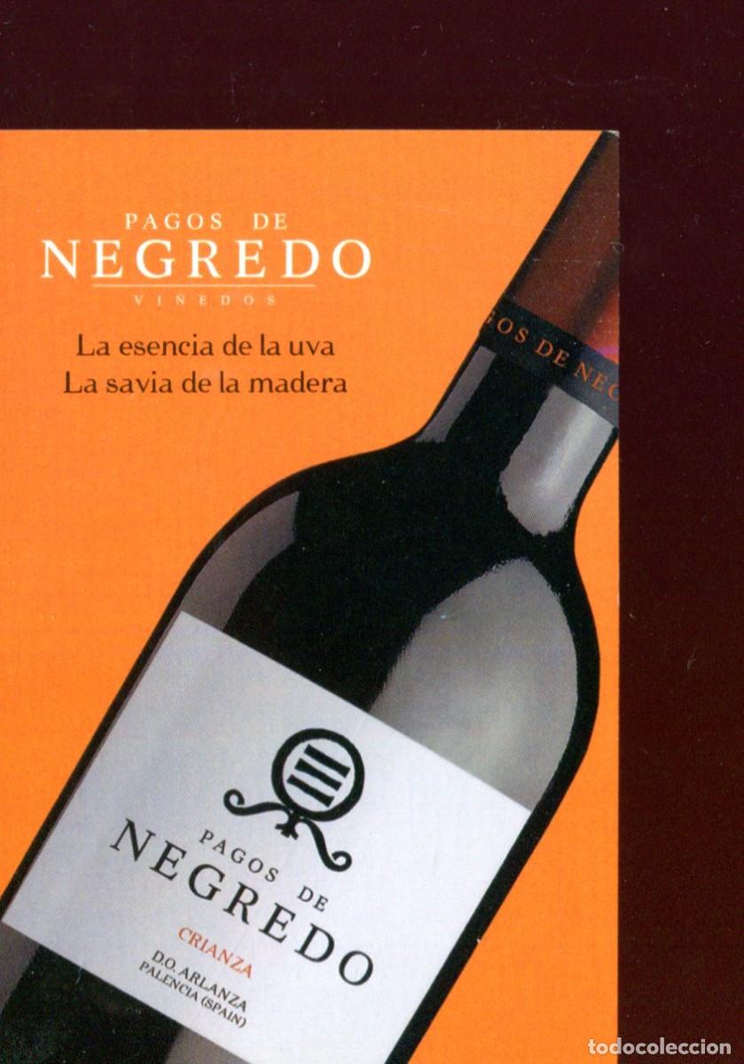 Coleccionismo calendarios: CALENDARIO DE BOLSILLO PUBLICITARIO A&Ntilde;O 2007 BEBIDAS - VINO - PAGOS DE NEGREDO - CRIANZA