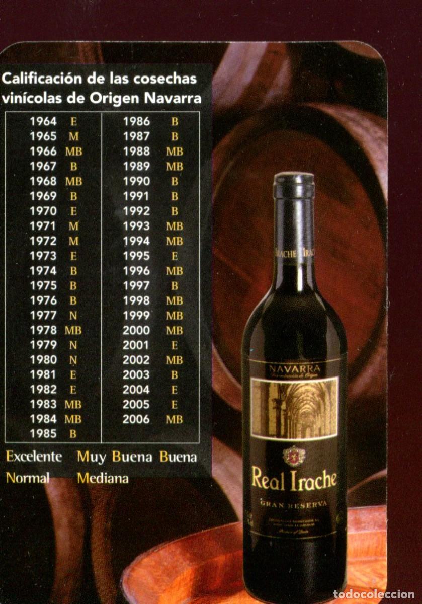 Collectionnisme Calendriers: CALENDARIO BOLSILLO. BEBIDA. VINO (BODEGAS IRACHE. NAVARRA) 2008