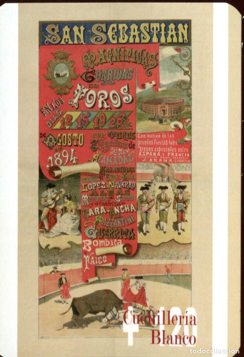 Coleccionismo calendarios: CALENDARIO DE PUBLICIDAD - 2024 - CUCHILLER&Iacute;A BLANCO - CARTEL TOROS SAN SEBASTI&Aacute;N 1894